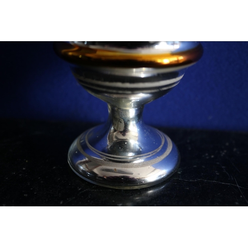 112 - Mercury Glass Goblet 19th Century