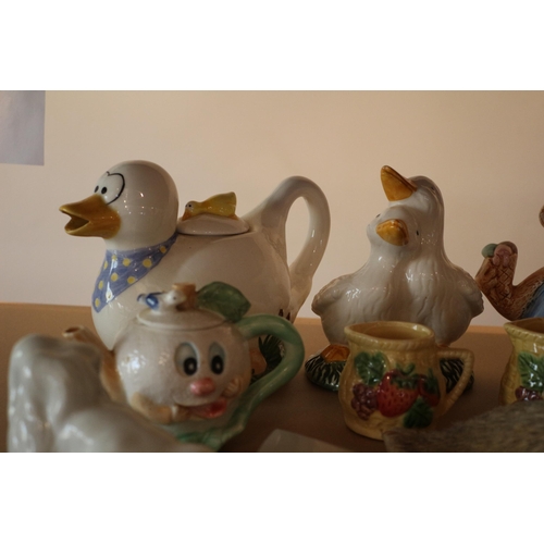 161 - Mixed Lot including Ducks, Teapots etc