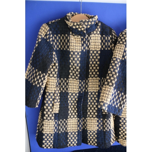 196 - 2 Vintage Korean Knitted Coats - Very Good Quality