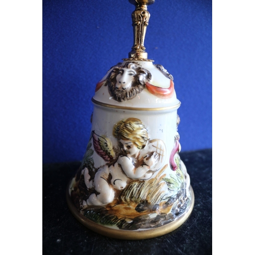 200 - Capodimonte Cherub Bell,31cm