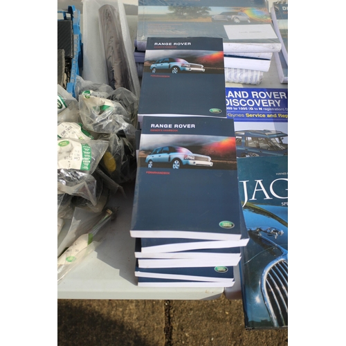 223 - Selection of Automotive Items including Parts, Range Rover Owner Hand Book etc