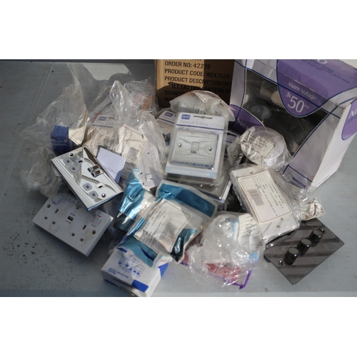 237 - Selection of Electrical Items including sockets, switches etc