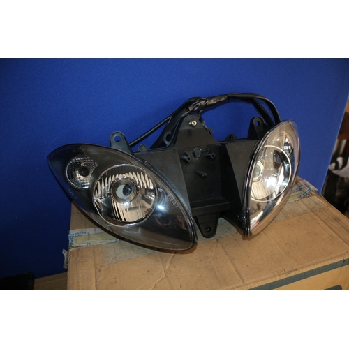 25 - Piaggio Scooter Headlights with Box, untested