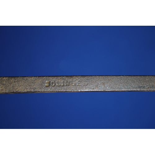 9 - 19th Century Foil, Blade Stamped Solingen/Germany. Blade is 77cm