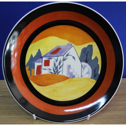 51 - Clarice Cliff Wedgwood 'Bizarre Range' Collectors Plate 20.5cm