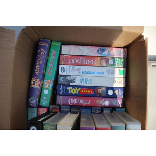 247 - Mixed Lot including Tapes, Dvds, Disney VHS