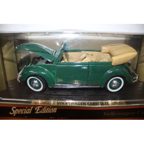 291 - Maisto Special Edition Volkswagen Carbiolet 1:18 Model Car