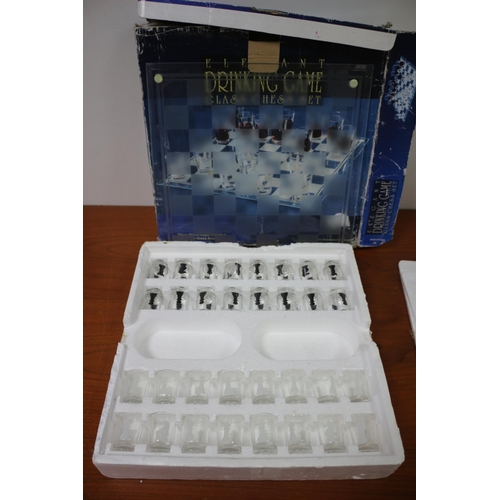 338 - Glass Chess and Chequers Set, Limited Edition and Additional Glass Chess Set