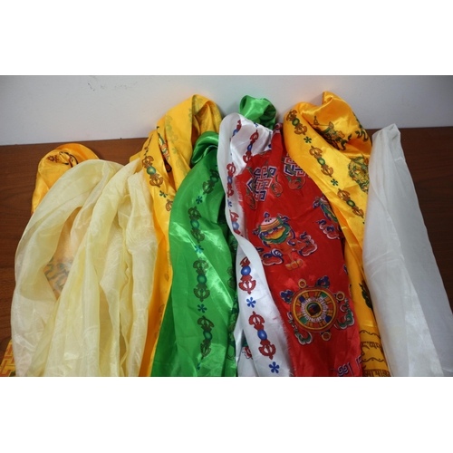 340 - Bundle of Believed to be Silk Scarves