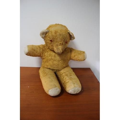 356 - Large Vintage Teddy, Standing Height is roughly 80cm