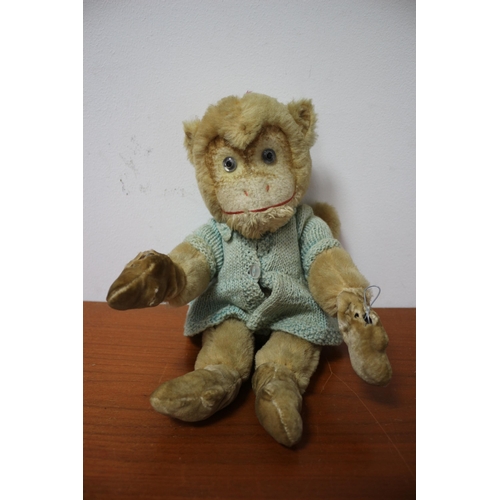 359 - Vintage Monkey Soft Toy, 32cm high