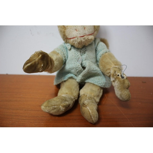 359 - Vintage Monkey Soft Toy, 32cm high