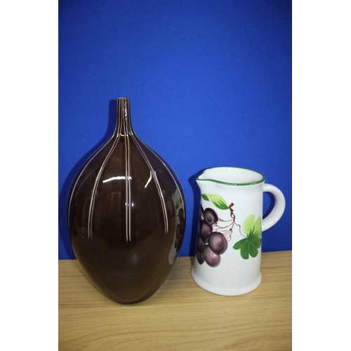 478 - Large Decorative Vase & Jug