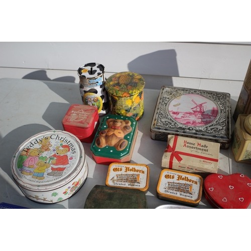 46 - Selection of Tins including Peek Frean