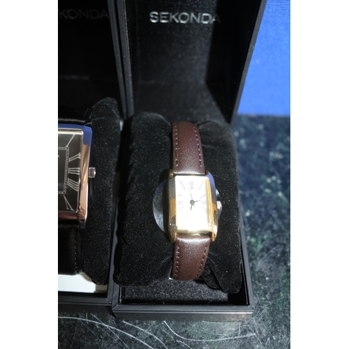 132 - 2 x Boxed Sekonda Watches