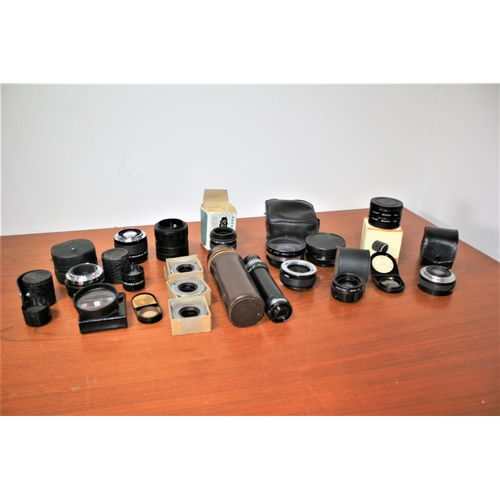 17 - Large Selection of Lenses etc