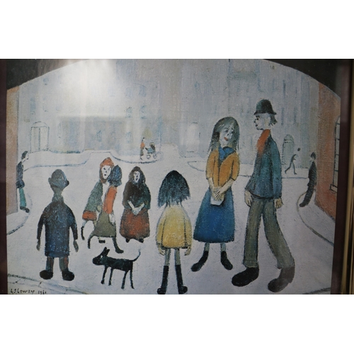 20 - Framed LS.Lowry Print, 37 cm x 30