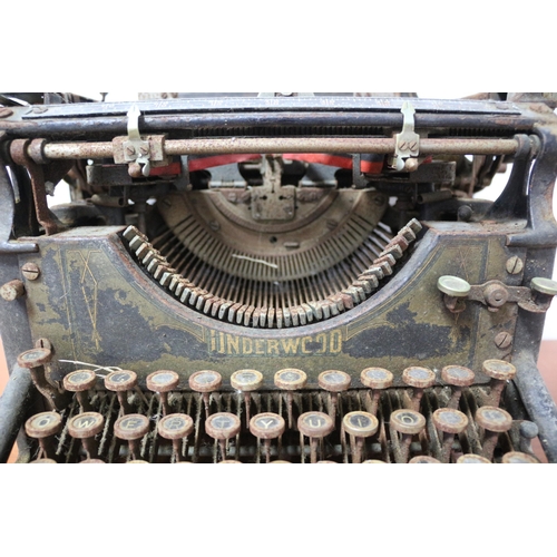 22 - Believed to be Late 19th Century Underwood Typewriter