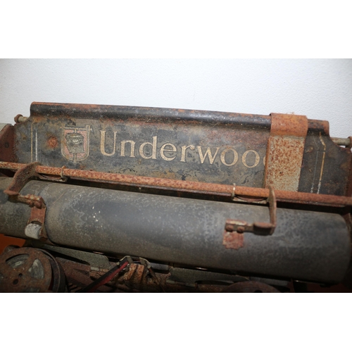 22 - Believed to be Late 19th Century Underwood Typewriter