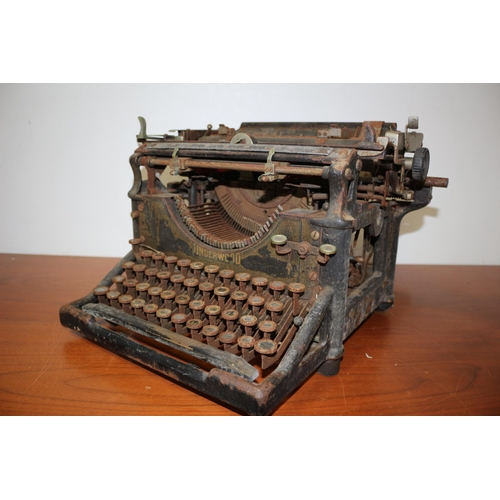 22 - Believed to be Late 19th Century Underwood Typewriter