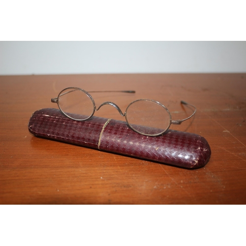 26 - Antique Cristal Spectacles with Case