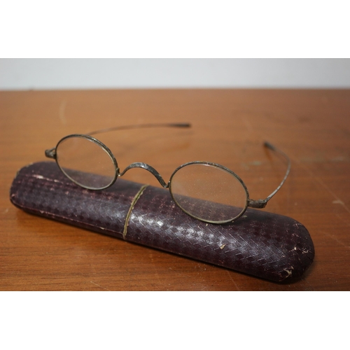 26 - Antique Cristal Spectacles with Case