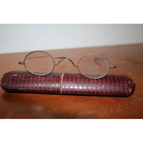 26 - Antique Cristal Spectacles with Case