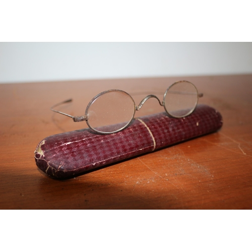 26 - Antique Cristal Spectacles with Case