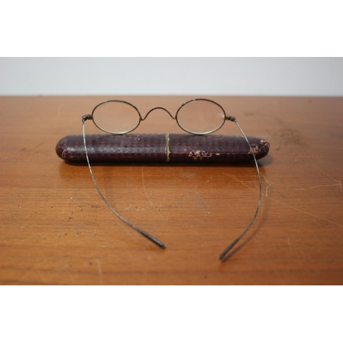 26 - Antique Cristal Spectacles with Case