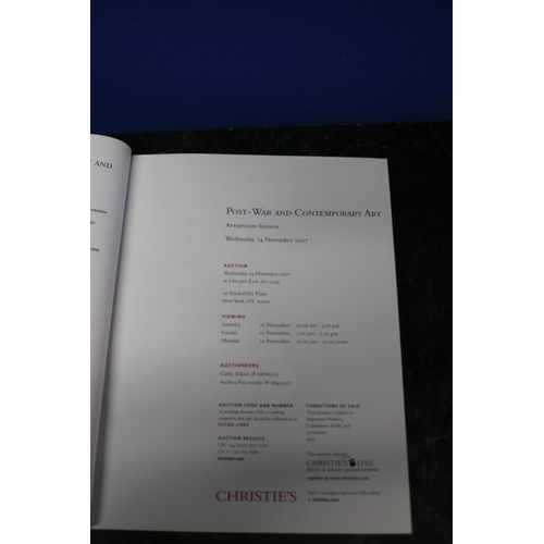 88 - Christies Catalogue, Afternoon Sale, Post War & Contemporary, 2007 AF