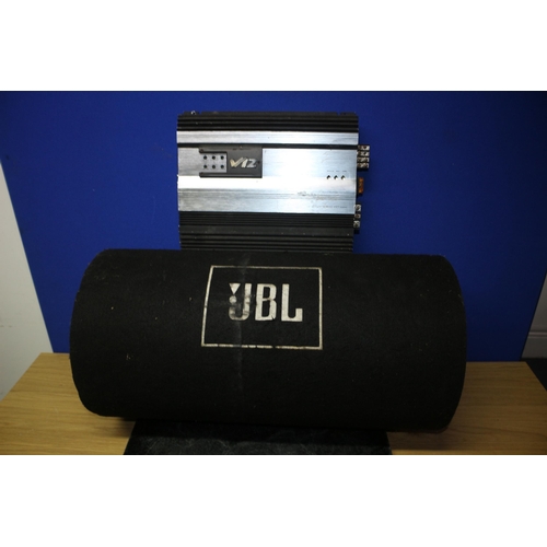 96 - JBL Speaker, Large & V12 Amplifier, Untested