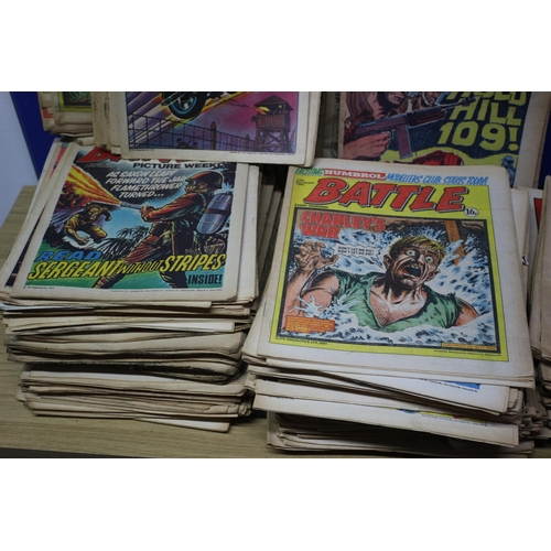 18 - Large Collection of 1970's and 1980's Battle Comics