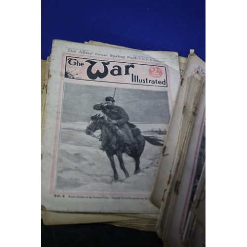 19 - The War Illustrated WW1 Magazines - Good Selection