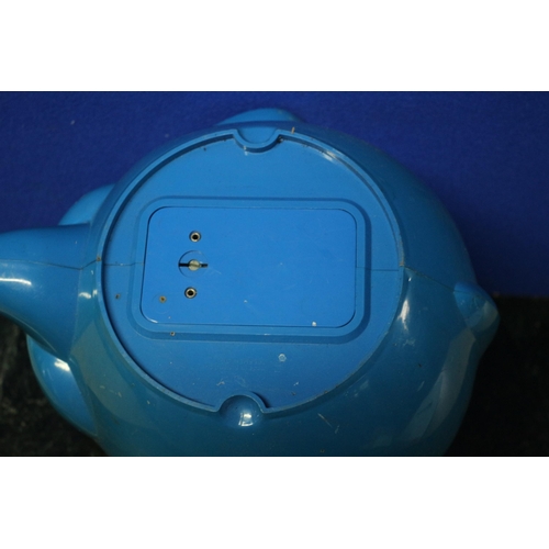 24 - Retro Midland Bank Light Blue Elephant Money Box