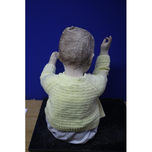 41 - Large - Vintage Seated Doll or Mannequin - 52cm