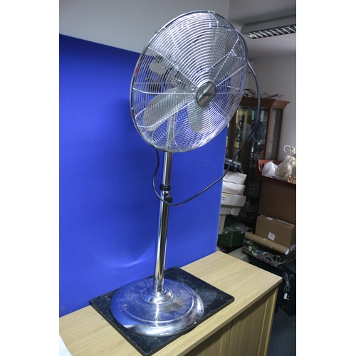 47 - Like New Icycool Chromed Fan - untested but informed it is working