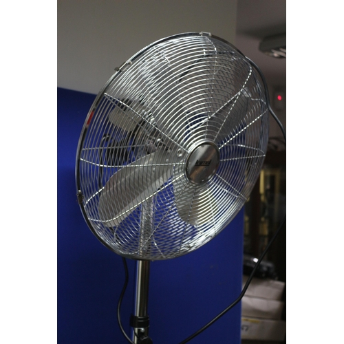 47 - Like New Icycool Chromed Fan - untested but informed it is working