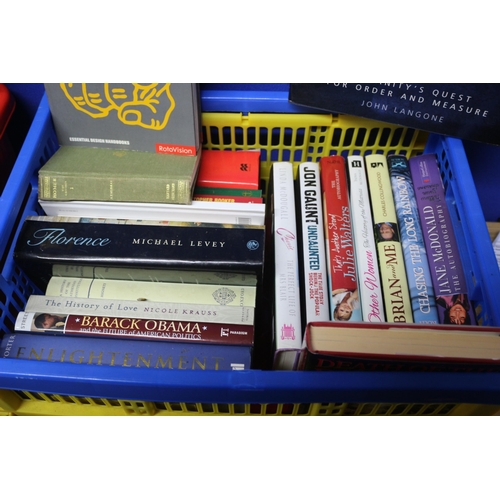 62 - 2 x Boxes of Books with Various Genre