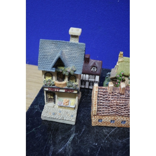 63 - 10 x Miniature Cottages / Buildings