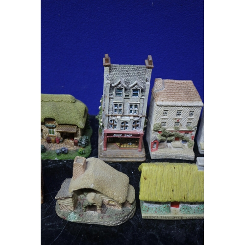 63 - 10 x Miniature Cottages / Buildings