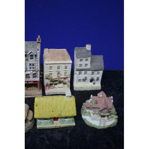 63 - 10 x Miniature Cottages / Buildings