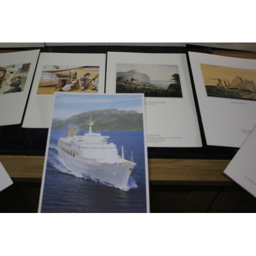 105 - Selection of Various Ship Menus including The Canberra