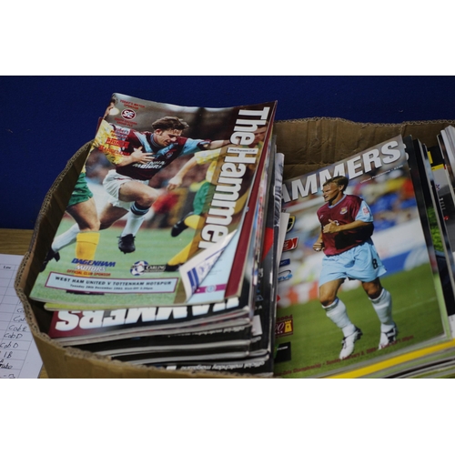 120 - Large Selection of West Ham Football Programmes - 1993 Onwards