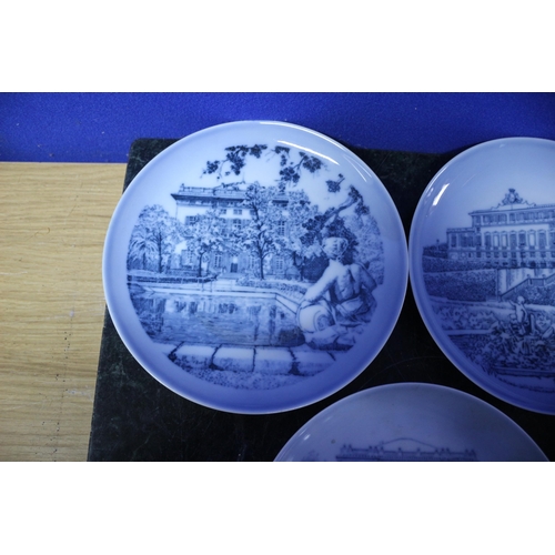 136 - Collection of Bing & Grondahl Blue and White Copenhagen Collectors Plates