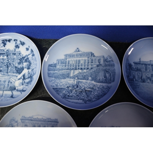 136 - Collection of Bing & Grondahl Blue and White Copenhagen Collectors Plates