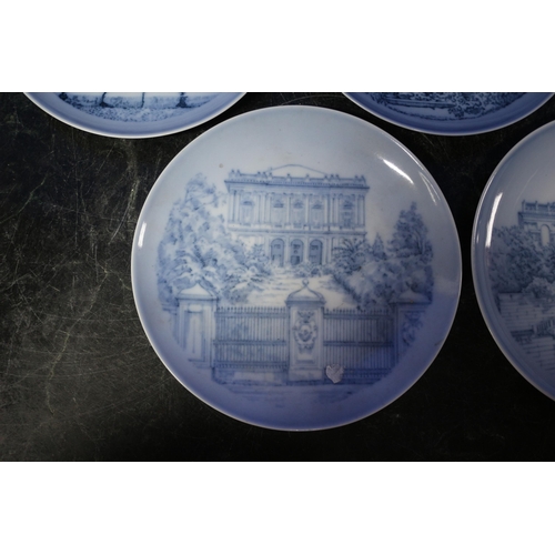 136 - Collection of Bing & Grondahl Blue and White Copenhagen Collectors Plates