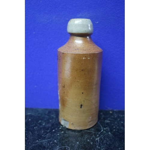 141 - 19th Century Salt Glazed Stoneware Bottle Made for R. Whites - 16cm Tall