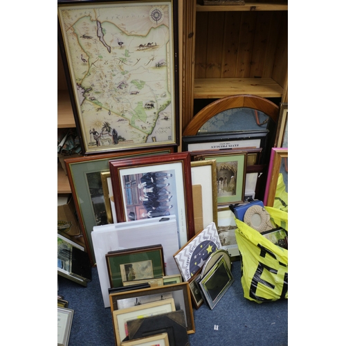 154 - Very Large Quantity of Pictures, Some Original and Frames