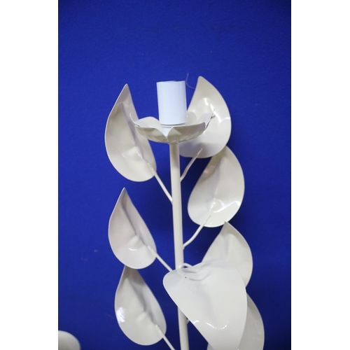 158 - Brand New Metal Flower Lamp - Approx. 55cm Tall