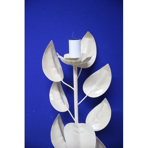 159 - Brand New Metal Flower Lamp - Approx. 55cm Tall